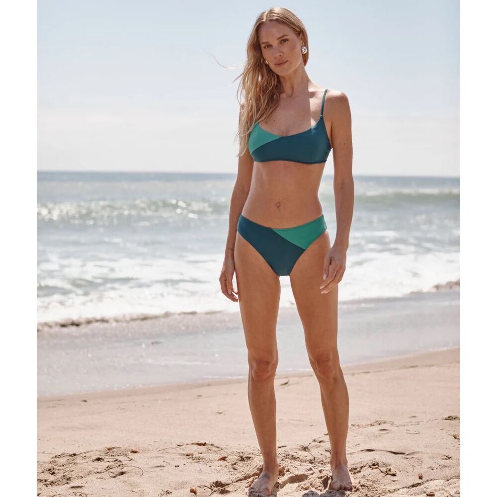 Summersalt The Marina Bikini Top Seaglass & Seaweed 8 - Picture 4 of 6